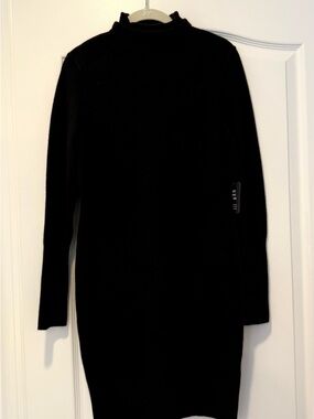 Express Black Turtleneck Sweater Dress